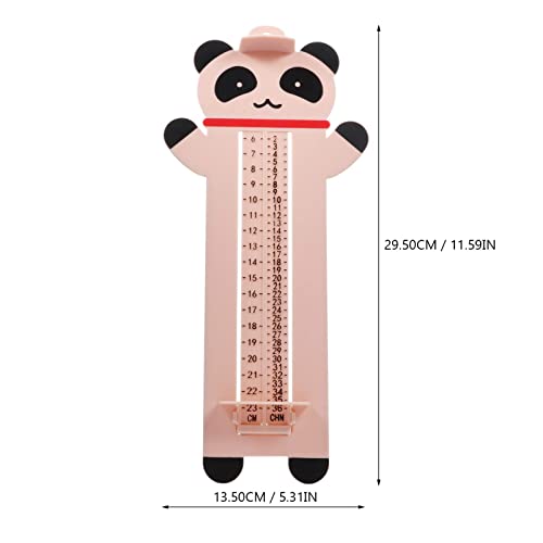 Jojofuny Foot Measuring Device For Babies Panda Shoe Feet Measuring Ruler Professional Infant Shoe Sizer Foot Measuring Chart For Infants Kids Men Women Adults Measurement #TOP2