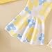 CETEPY Baby Girl Clothes 12 18 Months Fall Winter Fashion Outfits 3pcs Long Sleeve Cute Bear Cartoon Sweatshirt Print Flare Pants Bow Headband Set Yellow 12-18 Months