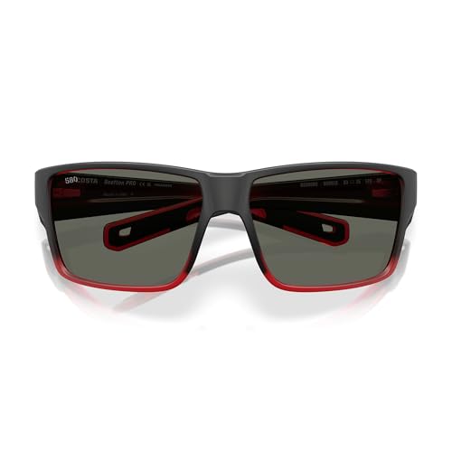 Image of Costa Del Mar Sunglasses for Men-Reefton PRO Mens Polarized Sunglasses 580G | Polarized Fishing Glasses with UV Protection - Costa Sunglasses for Boating, Beach & Driving, 63
