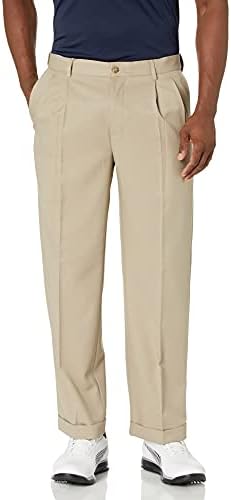 PGA TOUR Men's Double Pleat Expandable 