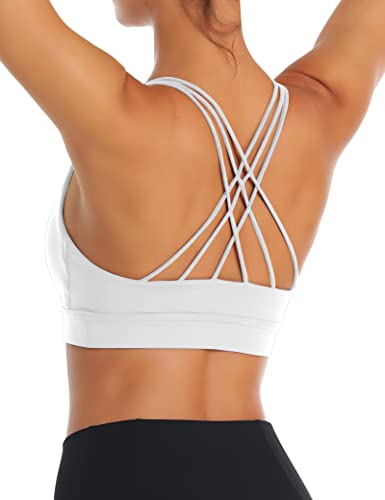 OYANUS Sports Bras for Women Sexy Crisscross Back Padded Strappy