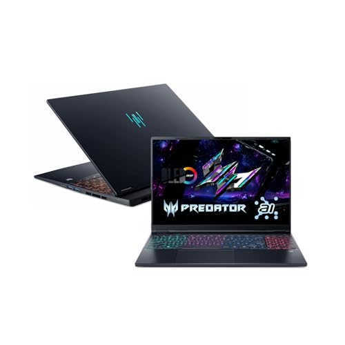 Image of EXCaliberPC (2025) Predator Helios Neo 16S AI Gaming Laptop (Intel Core Ultra 9 275HX, 96GB RAM, 2X 2TB NVMe SSD, NVIDIA GeForce RTX 5070Ti, 16 inch QHD+ 240Hz OLED, Windows 11) - PHN16S-71-98RF