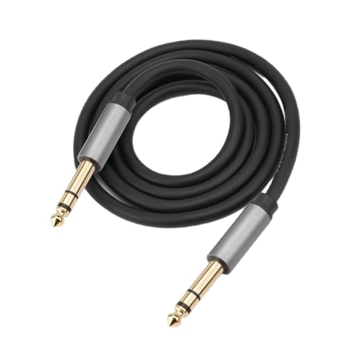 Cable 6,35 mm estéreo elimina interferencias en mezcladores y guitarras de 3m