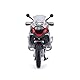 Bauer Spielwaren 2049753 Maisto BMW R 1200 GS: Originalgetreues Motorradmodell, Maßstab 1:12, mit Hinterradfederung und beweglichem Seitenständer, schwarz-rot (531157), Mittel