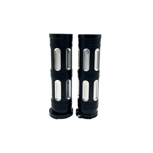 Puños para moto de 25mm con acabado cromado premium para manillar de 1 pulgada