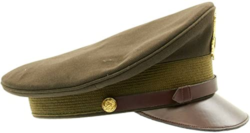 U.s. Wwii Officer Visor Crusher Cap: Winter (Od Green), 7 1/4 #TOP6