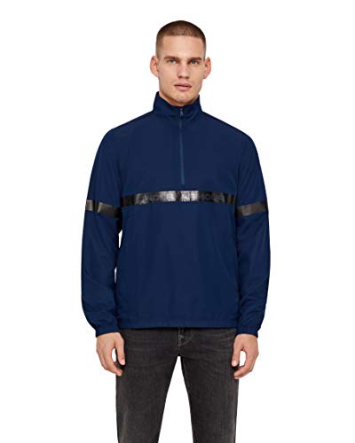 Sudadera Under Armour Sport Style Woven 1/2 Zip elástica y cálida para running masculino