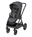Maxi-Cosi Oxford Baby Kinderwagen, 0–4 Jahre, 0–22 kg, kompakt zusammenklappbar, Geräumiger Sitz, Sanfte Federung, 3 Liegepositionen, 10 kg großen Aufbewahrungskorb, Twillic Graphite