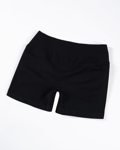Image of AUROLA Influence Workout Shorts for Women,2.5 3.5 4.5 5.5 6.5 No Roll Up Squat Proof Scrunch Seamless Compression Gym Short