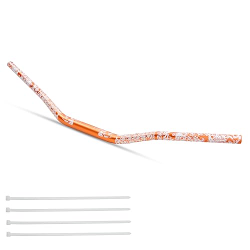 JXPANG Universeller 28 mm Lenker für CRF KLX KX LTR TRX SX SXF EXC XCW Motocross Pit Dirt Bike Scooter ATV Quad Bike Grizzly Hawk 250 Fahrräder (Orange)