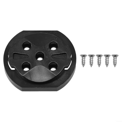 Supporto per computer da ciclismo, in nylon, nero, ricambio per computer da bici, supporto fisso per Garmin per parti di bici per Bryton