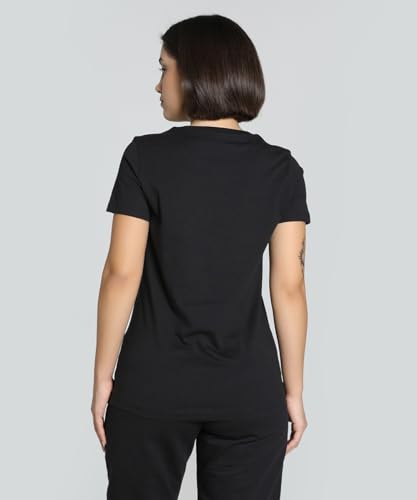 PUMA Unisex ESS Elevated Tee T-Shirts, PUMA Black, XL – Ansicht 4