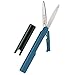 Plus Pen Style Compact Twiggy Scissors with Cover, Black (34610)