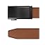 35mm Solid Swat Black Buckle & Nocce Brown Leather
