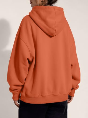 Image of Trendy Queen Women Oversized Hoodies Fall Outfits | Gentle Skin Feel, Aesthetic Drop Shoulder, Large Kangaroo Pocket, Seamless Daily Outfit Match