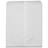 N'icePackaging 50 Qty 12 x 14 Plain White Kraft Flat Plain Paper Gift Bags or Patterned Decorative Bags for candy, cookies, merchandise, pens, Party favors, showers, holidays, events and gifts