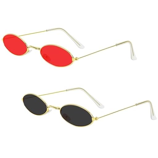 AUYAO Gafas de Sol Mujer, 2pcs Gafas de Sol Ovaladas Vintage Retro de los 90, Gafas Hippie, Gafas de Sol Estilo Clásico Retro para Viajes Tiempo Libre | Ya disponible en tu tienda friki favorita! En mundofriki.es! AUYAO Gafas de Sol Mujer, 2pcs Gafas de Sol Ovaladas Vintage Retro de los 90, Gafas Hippie, Gafas de Sol Estilo Clásico Retro para Viajes Tiempo Libre | Ya disponible en tu tienda friki favorita! En mundofriki.es!
