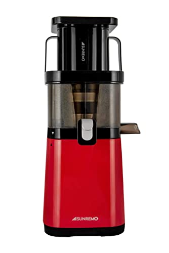 Sunremo Primo Slow Juicer - Extractor de zumo rojo