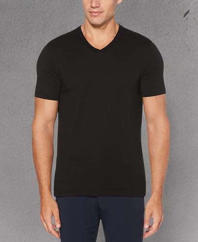 Perry Ellis Men's Core V-Neck Pima Cotton T-Shirt with Soft, Stretch Fabric (Size X-small-4XL Tall)3