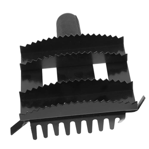 Toyvian 1pieza Rasqueta Metálica Para Alivio De Picazón Ganado Herramienta De Aseo Para Ovejas y Vacas Para Desenredar y Limpiar Pelaje