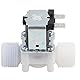 Tissting DC 12V Magnetventil, DN20 3/4 Zoll Elektromagnetschalter Normalerweise Geschlossen N/C Wassereinlass Durchflussschalter Schnellanschluss für Die Wasserversorgung