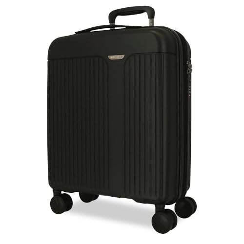 Movom Maleta de Cabina Negro 40x55x20 cms Rígido 2,8 kgs Cierre TSA Polipropileno 2,8 kgs 44LExtensible Equipaje de Mano