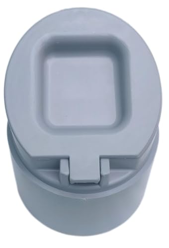 Image of ESEKSAFAR PVC Drain Backflow Valve Anti Rats Cockroaches, Snakes Backflow Strainer Cap,Cover,Hose Non Return Water for pipe (2pc size :-110mm (4 inch))