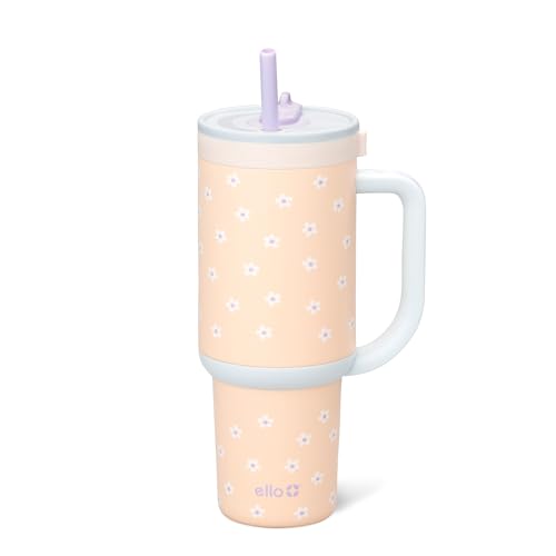 Ello Oasis 30 oz Tumbler with Handle & Retracting Straw | Reusabl...