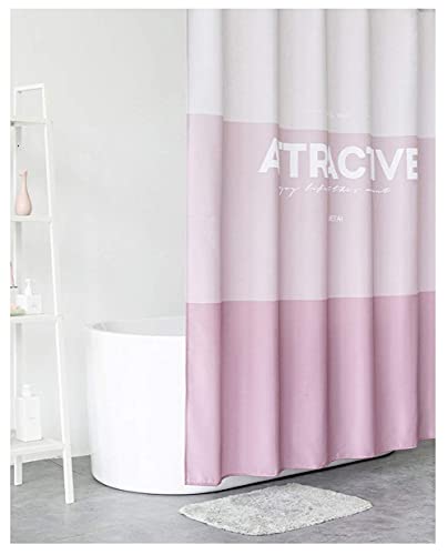 Rideau de douche en polyester de qualité supérieure au fini opaque et résistant