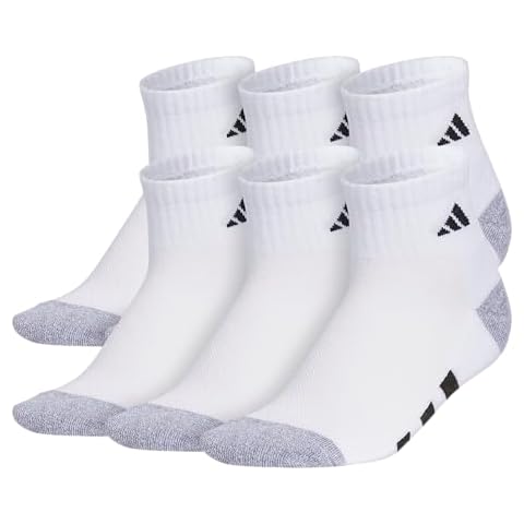 adidas Cushioned Quarter Socks for Kids (6-Pair) Cover