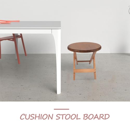 Repuesto de asiento redondo de madera para taburete de bar pack de 2 unidades 5