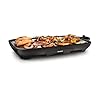 Tefal Malaga Plancha électrique XL 2000W avec Thermostat réglable Grande surface de cuisson 6 à 8 personnes Revêtement antiadhésif Thermo-Spot avec Bac à jus Compatible lave vaisselle Noir CB501812