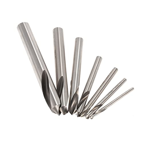 Geevorks TWA3834081270940HP Spotting Drill Bit, M42 Hss High Speed Steel Drill Bit Set,7Pcs 90 Degree Drilling Chamfering Tool thumb #2