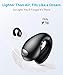 Boytond Ultra Open Ear Earbuds - Ergonomic Clip-On Earbuds, Bone Conduction Over-The-Ear Headphones with Waterproof Design and Secure Fit for Small Ears, Black