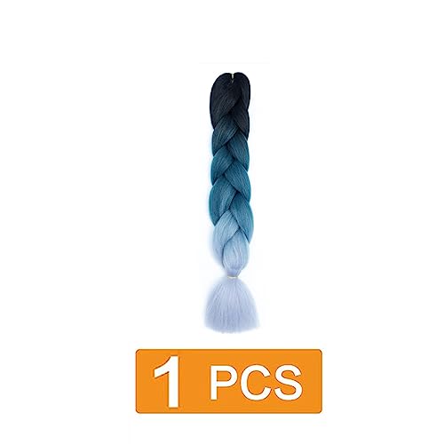 Braiding Hair Extensions Mix Color Ombre Jumbo for Braiding GBBZ108, 24 inch - Image 2
