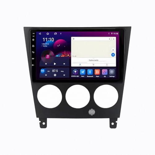 🚘【Funzioni Audio e Video Potenti】Lo schermo tattile ad alta definizione garantisce una qualità visiva superiore rispetto ai comuni smartphone. È equipaggiato con altoparlanti stereo integrati di buona qualità. Puoi collegarlo all’impianto audio dell’auto tramite Bluetooth, frequenza FM o cavo AUX per goderti un suono musicale perfetto.