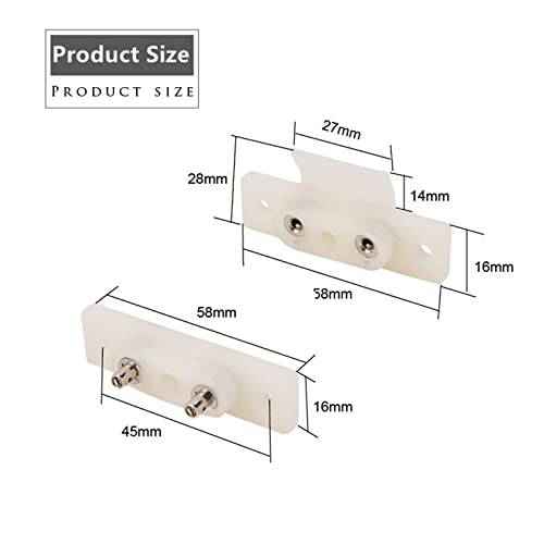 2Pcs Brass Nickel Plated Overload Wear-Resistant Line Wire Protector Passing Through Wire Protector #TOP3