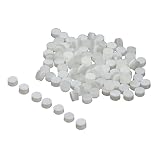 Do Braço Da Guitarra, 50 Peças Incrustações de Do Braço Da Guitarra para Bandolim Guitarra Ukulele Banjo (diâmetro 6mm), Branco