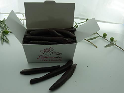 Orangettes ballotin 240 gr : confiserie chocolat noir fruit confit