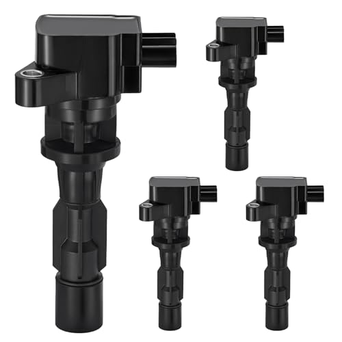 Image of 4 Ignition Coils Pack - Fix Misfires for Ford Fusion & Mercury Milan (2.3L L4) 2006-2009 - Repl. UF516 /6E5Z12029AA