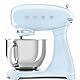 Smeg, SMF03PBEU Küchenmaschine, 10 Geschwindigkeitsstufen, Planetenrührwerk, Sicherheitsabschaltung, 2 Rührbesen, Kugelgriff aus Edelstahl, 800 W, Pastelblau