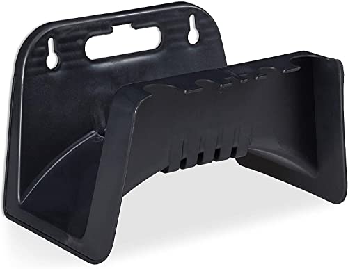 Episkey Black, Plastic Wall-mounted Hosepipe Holder, Bracket For Garden Hose, HWD 15 x 24 x 15 cm, 1 piece Episkey Black, Plastic Wall-mounted Hosepipe Holder, Bracket For Garden Hose, HWD 15 x 24 x 15 cm, 1 piece
