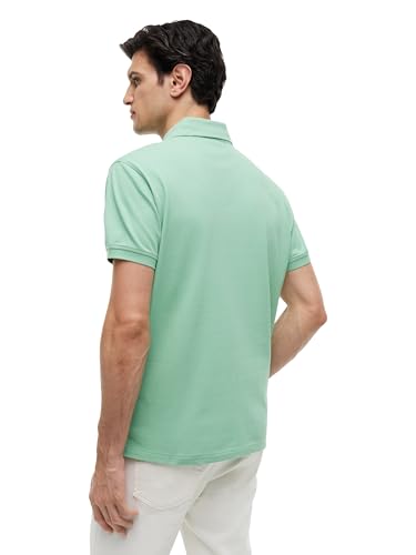Image of Tommy Hilfiger Men's Short Sleeve Polo Shirts in Classic Fit with Stretch and Organic Pique Cotton