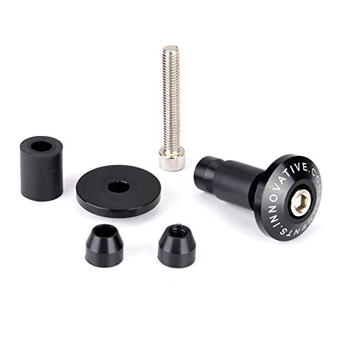 Goldfire Motorcycle 7/8'' Handle Bar End Weights Handlebar Grips Cap Anti Vibration Silder Plug Fits For Yamaha Kawasaki Dirt Bike (Black) #TOP4