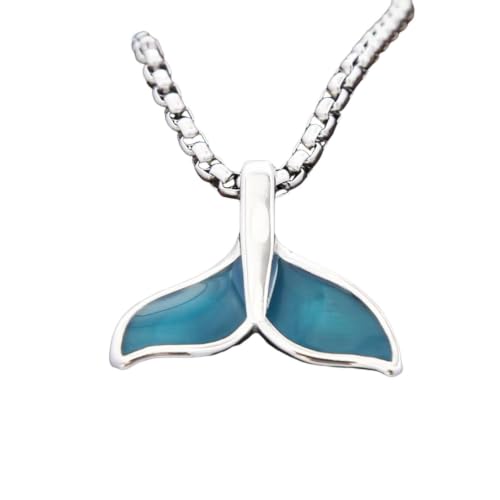 Collier baleine bleue long pour sublimer vos tenues de soirée et vos sorties d'été