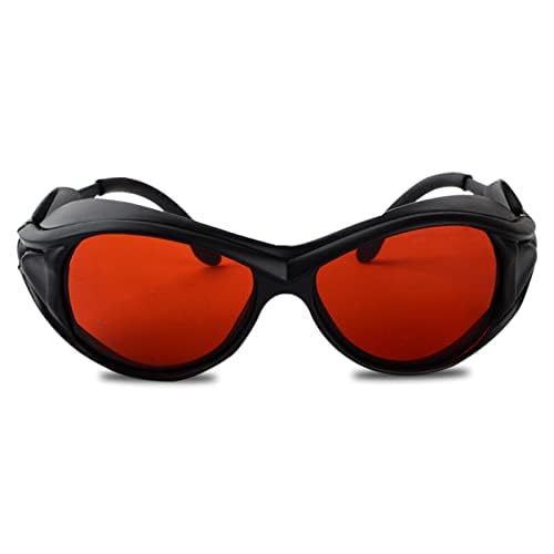 UpaClaire Laser Goggles Safety Glasses 190nm-540nm Professional Protective Glasses for 405nm,445nm, 532nm Laser and Violet/Blue/Green Laser Safety Goggles 450nm