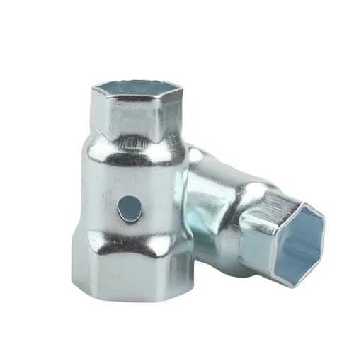 Image of 2 PCS Upgrade RV Water Heater Element Wrench Socket 1-1 /16 in x 1-1 /2 in x 6 in, Dual Hex Wrench Removal Tool for Anode Rod