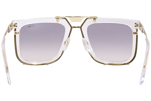 Cazal Legends 648 003 Sunglasses Men's Gold Plated/Transparent/Grey Grad. 56mm, Lens-56 Bridge-25 B-46 ED-60 Temple-1474