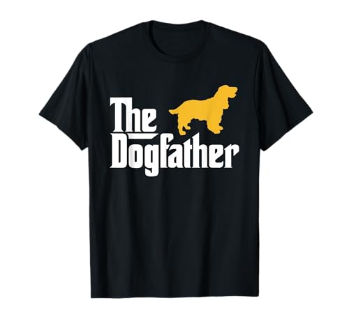 The Dogfather Dad Cocker Spaniel Vatertagsidee T-Shirt