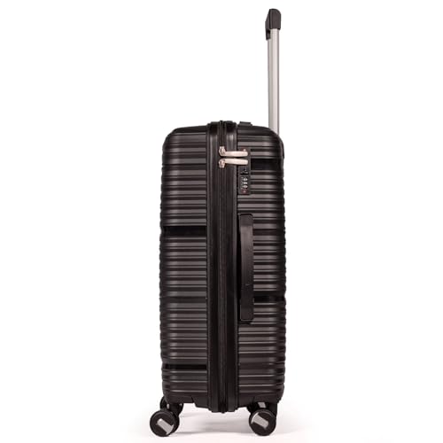 Mala De Viagem Média 23Kg Rodas Duplas 360 Fibra Rígida De Polipropileno Leve Resistente Para Pespac